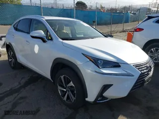 2021 Lexus NX with VIN JTJGARBZXM5023867, listed as a IAAI auction lot 41916734 with 26,675 mi miles. Bid and sale history available at carsss.com. Image 1.