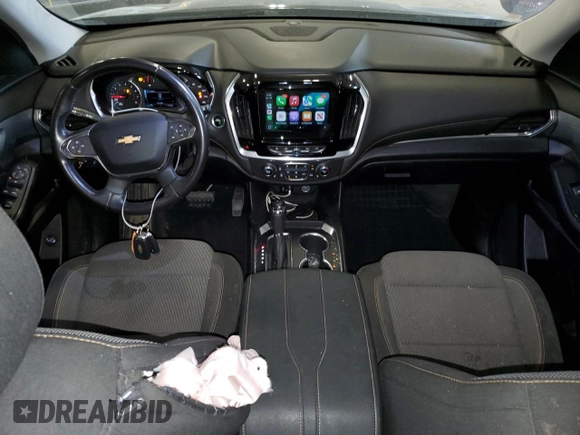 2019 Chevrolet Traverse LT Cloth z VIN 1GNERGKW4KJ264767, wystawiony jako Copart lot #60432015 z przebiegiem 121 426 mil mil oraz Czysty tytuł • Clean title. Historia ofert i sprzedaży dostępna na DreamBid. Obrazek 8.