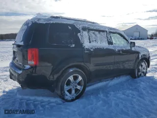 2013 Honda Pilot EX-L with VIN 5FNYF4H75DB013408, listed as a Copart auction lot 44422135 with 162,913 mi miles and Salvage Title. Bid and sale history available at carsss.com. Image 3.