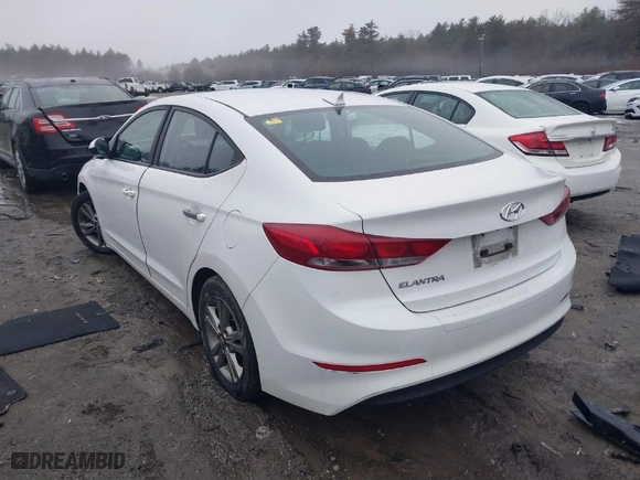 2017 Hyundai Elantra Limited with VIN 5NPD84LF6HH165065, listed as a IAAI auction lot 41723405 with 76,483 mi miles. Bid and sale history available at carsss.com. Image 3.