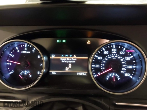 2023 Kia Carnival LX with VIN KNDNB4H38P6279484, listed as a IAAI auction lot 41673324 with 38,389 mi miles. Bid and sale history available at carsss.com. Image 7.