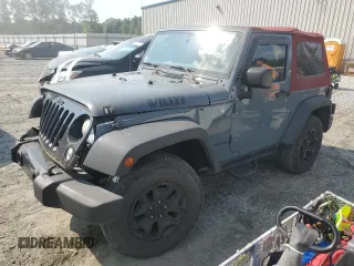 2014 Jeep Wrangler Sport with VIN 1C4AJWAG8EL324657, listed as a Copart auction lot 59619765 with 156,031 mi miles and Salvage title. Bid and sale history available at DreamBid. Image 1.