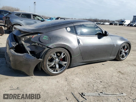 2010 Nissan 370Z Touring with VIN JN1AZ4EH6AM501763, listed as a Copart auction lot 45717785 with 102,341 mi miles and Salvage Title. Bid and sale history available at DreamBid. Image 3.