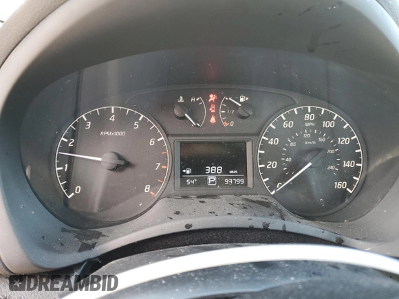 2015 Nissan Sentra SR with VIN 3N1AB7AP7FY270508, listed as a Copart auction lot 54585195 with 93,799 mi miles and Salvage Title. Bid and sale history available at DreamBid. Image 9.