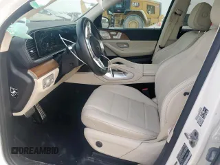 2022 Mercedes-Benz GLS 450 with VIN 4JGFF5KE6NA739823, listed as a Copart auction lot 57478395 with 35,664 mi miles and Salvage title. Bid and sale history available at DreamBid. Image 7.