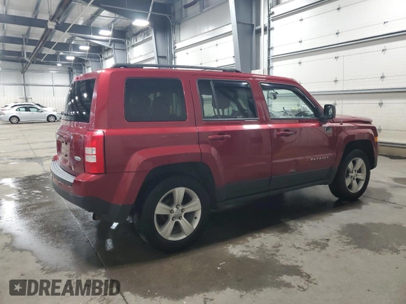 2014 Jeep Patriot Latitude with VIN 1C4NJRFB7ED855780, listed as a Copart auction lot 57246515 with 110,433 mi miles and Salvage title. Bid and sale history available at DreamBid. Image 3.