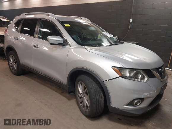 2014 Nissan Rogue SV with VIN 5N1AT2MV4EC838109, listed as a IAAI auction lot 41696736 with 148,761 mi miles and . Bid and sale history available at carsss.com. Image 1.