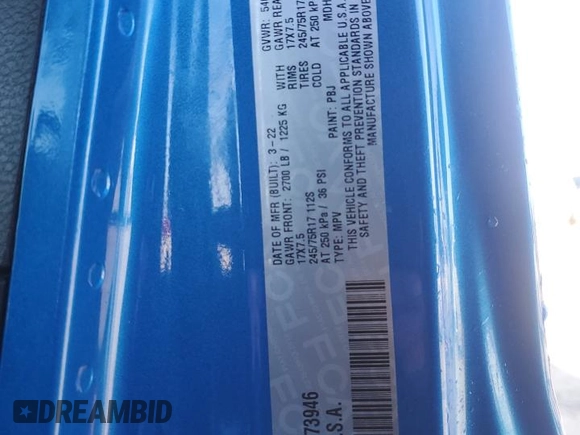2022 Jeep Wrangler Unlimited Sport with VIN 1C4HJXDN8NW173946, listed as a Copart auction lot 89025355 with Not Provided miles and Salvage Title. Bid and sale history available at DreamBid. Image 13.