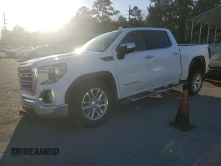 2019 GMC Sierra 1500 SLT z VIN 1GTP8DED7KZ156710, wystawiony jako Copart lot #49466655 z przebiegiem 98 800 mil mil oraz Szkoda całkowita • Salvage title. Historia ofert i sprzedaży dostępna na DreamBid. Obrazek 1.