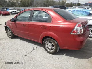 2007 Chevrolet Aveo LS z VIN KL1TD56627B175107, wystawiony jako Copart lot #51242365 z przebiegiem Nie podano mil oraz Szkoda całkowita • Salvage title. Historia ofert i sprzedaży dostępna na DreamBid. Obrazek 2.