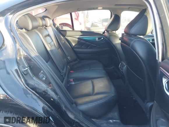 2015 Infiniti Q50 Sport with VIN JN1BV7AP7FM340930, listed as a IAAI auction lot 41134481 with 126,849 mi miles and . Bid and sale history available at DreamBid. Image 8.