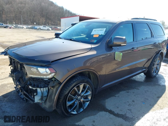 2017 Dodge Durango GT with VIN 1C4RDJDG5HC839869, listed as a IAAI auction lot 41752060 with 88,408 mi miles and . Bid and sale history available at carsss.com. Image 20.