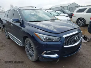 2017 Infiniti QX60 with VIN 5N1DL0MM6HC517010, listed as a IAAI auction lot 41998428 with 90,996 mi miles and . Bid and sale history available at DreamBid. Image 1.