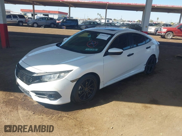 2017 Honda Civic EX-T with VIN 19XFC1F3XHE008442, listed as a IAAI auction lot 42004598 with 187,250 mi miles. Bid and sale history available at carsss.com. Image 2.