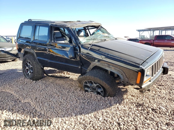 2000 Jeep Cherokee Limited with VIN 1J4FF68SXYL240792, listed as a Copart auction lot 80590604 with 0 mi miles and Salvage Title. Bid and sale history available at carsss.com. Image 4.