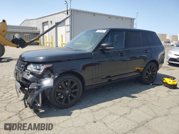 2015 Land Rover Range Rover HSE with VIN SALGS2VF4FA207942, listed as a Copart auction lot 60699825 with 80,472 mi miles and Salvage title. Bid and sale history available at DreamBid. Image 1.