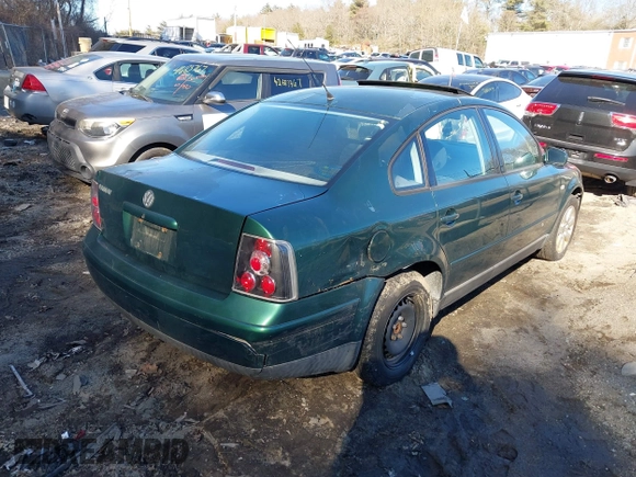 2001 Volkswagen Passat с VIN WVWAC63B51E005033, выставлен на аукционе IAAI как лот 41690522 с пробегом 202 384 миль миль и . История ставок и продаж доступна на DreamBid. Изображение 4.