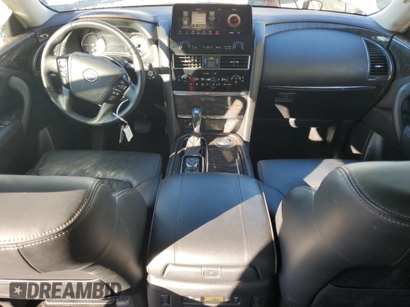 2023 Nissan Armada Platinum with VIN JN8AY2DA6P9403115, listed as a Copart auction lot 83341654 with 33,264 mi miles and Salvage Title. Bid and sale history available at carsss.com. Image 8.