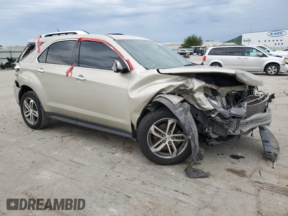 2016 Chevrolet Equinox LTZ z VIN 2GNALDEK4G1176035, wystawiony jako Copart lot #55829305 z przebiegiem 81 733 mil mil oraz Szkoda całkowita • Salvage title. Historia ofert i sprzedaży dostępna na DreamBid. Obrazek 4.