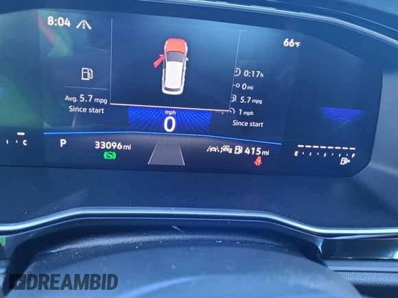 2024 Volkswagen Jetta S with VIN 3VW5M7BU6RM073190, listed as a IAAI auction lot 42844463 with 33,096 mi miles and . Bid and sale history available at DreamBid. Image 34.