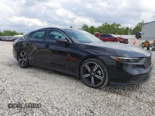2023 Honda Accord Sport with VIN 1HGCY2F59PA046873, listed as a Copart auction lot 55757255 with 22,315 mi miles and Salvage title. Bid and sale history available at DreamBid. Image 4.