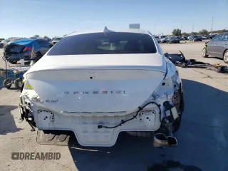 2022 Genesis G70 2.0T with VIN KMTG34TA6NU086756, listed as a Copart auction lot 83992224 with 23,858 mi miles and Salvage Title. Bid and sale history available at DreamBid. Image 6.