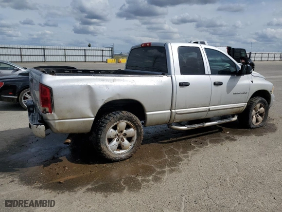 2004 Dodge Ram 1500 SLT with VIN 1D7HU18D84S789177, listed as a Copart auction lot 50828825 with 0 mi miles and Salvage Title. Bid and sale history available at carsss.com. Image 3.