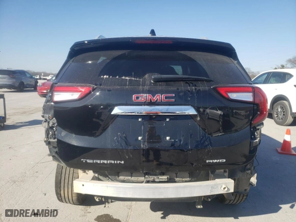 2024 GMC Terrain SLT with VIN 3GKALVEGXRL160731, listed as a Copart auction lot 48418735 with 16,653 mi miles and Salvage Title. Bid and sale history available at carsss.com. Image 6.