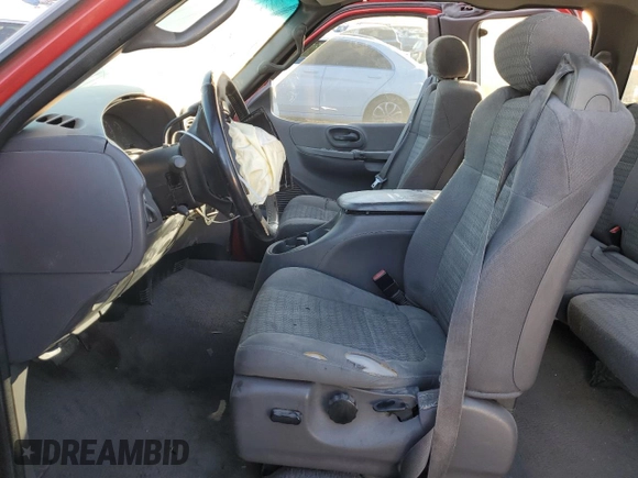 2002 Ford F-150 XL with VIN 1FTRX07W22KA41637, listed as a Copart auction lot 43665235 with 277,896 mi miles and Salvage title. Bid and sale history available at DreamBid. Image 7.