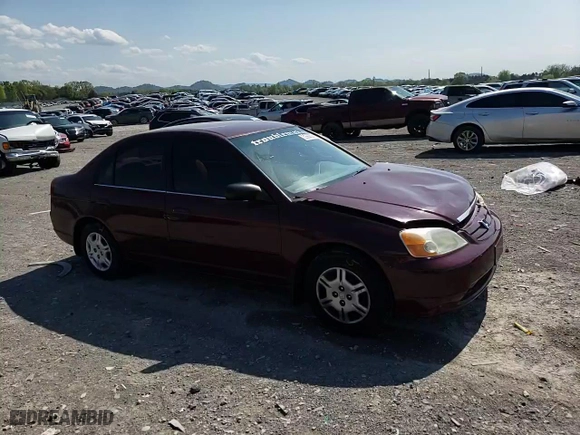 2002 Honda Civic LX with VIN 2HGES16522H536487, listed as a Copart auction lot 52560635 with 121,970 mi miles and Salvage Title. Bid and sale history available at carsss.com. Image 11.