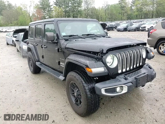 2019 Jeep Wrangler Unlimited Sahara with VIN 1C4HJXEG9KW531423, listed as a Copart auction lot 55577875 with 62,825 mi miles and Non repairable. Bid and sale history available at DreamBid. Image 14.