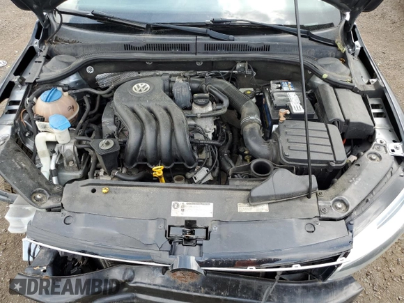 2015 Volkswagen Jetta S with VIN 3VW2K7AJ3FM344301, listed as a Copart auction lot 62905595 with 141,419 mi miles and Salvage title. Bid and sale history available at DreamBid. Image 11.