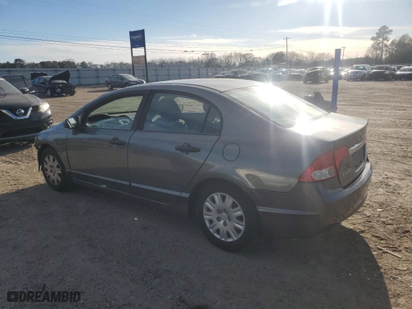 2010 Honda Civic Sdn DX-VP with VIN 19XFA1F34AE084458, listed as a Copart auction lot 48209195 with 169,921 mi miles and Salvage Title. Bid and sale history available at carsss.com. Image 2.