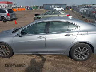 2019 Acura TLX with VIN 19UUB1F38KA010003, listed as a IAAI auction lot 41905610 with 28,644 mi miles. Bid and sale history available at carsss.com. Image 14.
