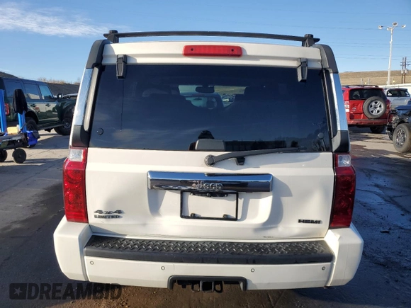 2007 Jeep Commander Limited z VIN 1J8HG58297C661755, wystawiony jako Copart lot #47637595 z przebiegiem 270 190 mil mil oraz Szkoda całkowita • Salvage title. Historia ofert i sprzedaży dostępna na DreamBid. Obrazek 6.