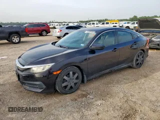 2017 Honda Civic LX with VIN 19XFC2F50HE010076, listed as a Copart auction lot 62885965 with 92,582 mi miles and Salvage title. Bid and sale history available at DreamBid. Image 1.