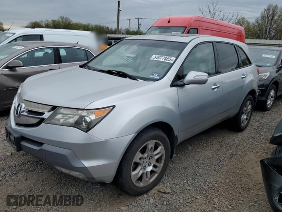 2009 Acura MDX with VIN 2HNYD28239H519264, listed as a Copart auction lot 54077885 with 89,736 mi miles and Clean Title. Bid and sale history available at carsss.com. Image 1.