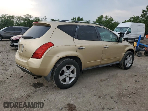 2003 Nissan Murano SE z VIN JN8AZ08W23W212200, wystawiony jako Copart lot #55386665 z przebiegiem 205 047 mil mil oraz Szkoda całkowita • Salvage title. Historia ofert i sprzedaży dostępna na DreamBid. Obrazek 3.