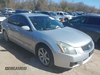 2007 Nissan Maxima 3.5 SL with VIN 1N4BA41E07C854525, listed as a IAAI auction lot 41775884 with 125,237 mi miles. Bid and sale history available at carsss.com. Image 1.
