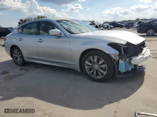 2013 Infiniti M37 with VIN JN1BY1AP7DM510396, listed as a Copart auction lot 70526304 with 138,097 mi miles and Salvage Title. Bid and sale history available at carsss.com. Image 4.