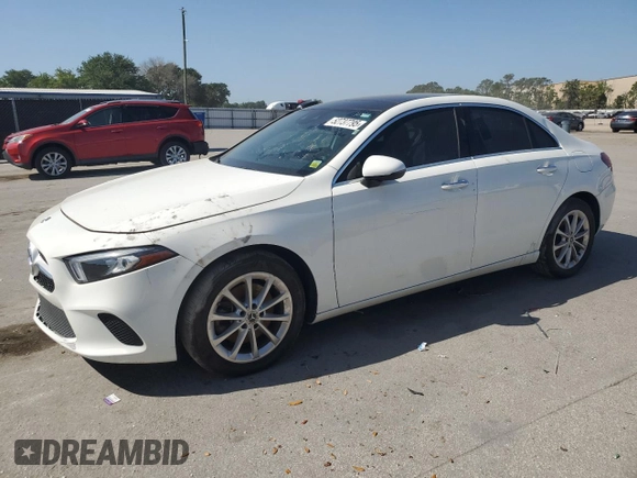 2019 Mercedes-Benz A 220 with VIN WDD3G4FB4KW023148, listed as a Copart auction lot 52737795 with 75,036 mi miles and Clean Title. Bid and sale history available at DreamBid. Image 1.