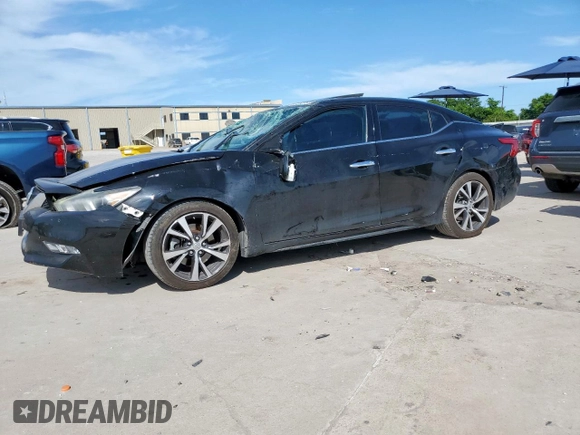 2017 Nissan Maxima S with VIN 1N4AA6APXHC383204, listed as a Copart auction lot 58152265 with 119,921 mi miles and Salvage title. Bid and sale history available at DreamBid. Image 1.