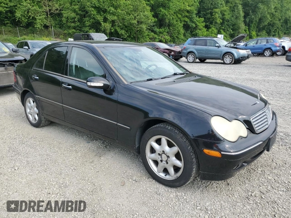2002 Mercedes-Benz C 230/260/280/320 with VIN WDBRF64J42E003970, listed as a Copart auction lot 59909815 with 190,502 mi miles and Clean title. Bid and sale history available at DreamBid. Image 4.