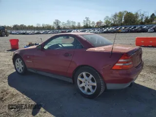1998 Mercedes-Benz SLK-Class with VIN WDBKK47F6WF064407, listed as a Copart auction lot 76176654 with 74,421 mi miles and Clean Title. Bid and sale history available at carsss.com. Image 2.