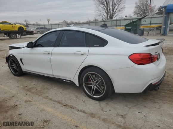2016 BMW 4 Series 428i xDrive with VIN WBA4C9C5XGG141242, listed as a Copart auction lot 86107054 with 55,723 mi miles and Salvage Title. Bid and sale history available at carsss.com. Image 2.