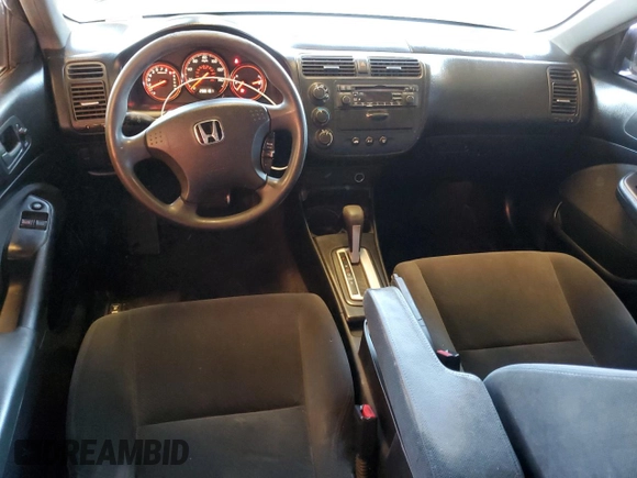 2004 Honda Civic LX with VIN 1HGEM22574L075962, listed as a Copart auction lot 46955185 with 288,181 mi miles and Clean Title. Bid and sale history available at DreamBid. Image 8.