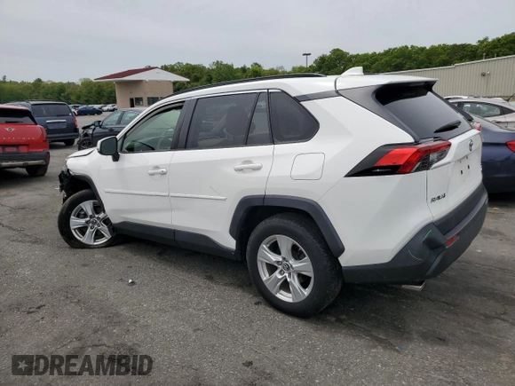 2019 Toyota RAV4 XLE with VIN JTMP1RFV6KD518001, listed as a Copart auction lot 58648895 with 44,309 mi miles and Salvage title. Bid and sale history available at DreamBid. Image 2.