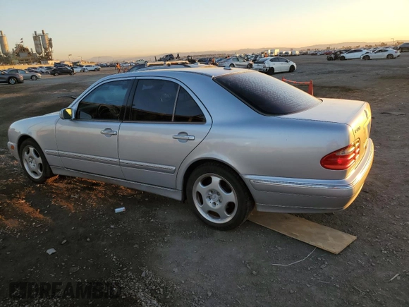 2002 Mercedes-Benz E-Class with VIN WDBJF70J32B426856, listed as a Copart auction lot 81778024 with 184,831 mi miles and Clean Title. Bid and sale history available at carsss.com. Image 2.