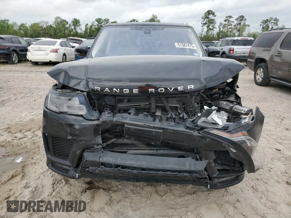 2019 Land Rover Range Rover Sport HSE with VIN SALWR2RV9KA833571, listed as a Copart auction lot 51387475 with 55,937 mi miles and Salvage title. Bid and sale history available at DreamBid. Image 5.