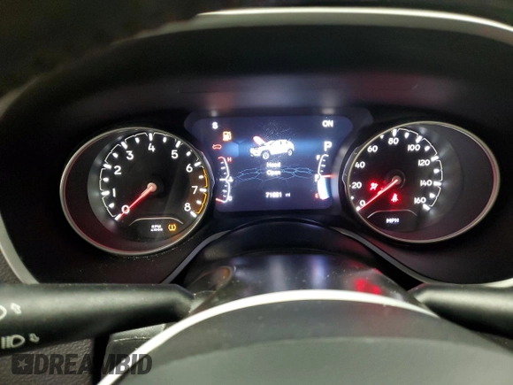 2018 Jeep Compass Limited с VIN 3C4NJDCB8JT454542, выставлен на аукционе Copart как лот 51874225 с пробегом 71 681 миль миль и На запчасти • Non repairable. История ставок и продаж доступна на DreamBid. Изображение 9.